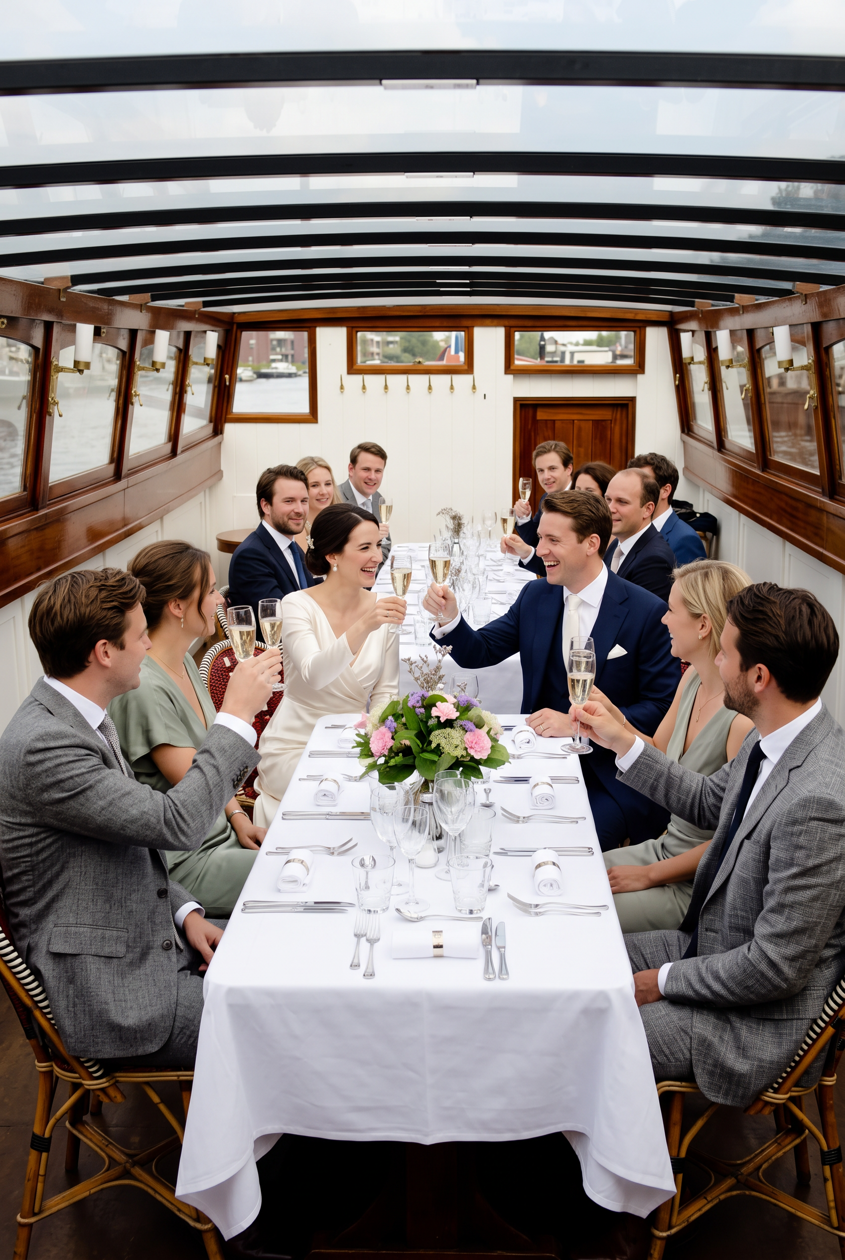 Salonboot als onderdeel van de trouwdag